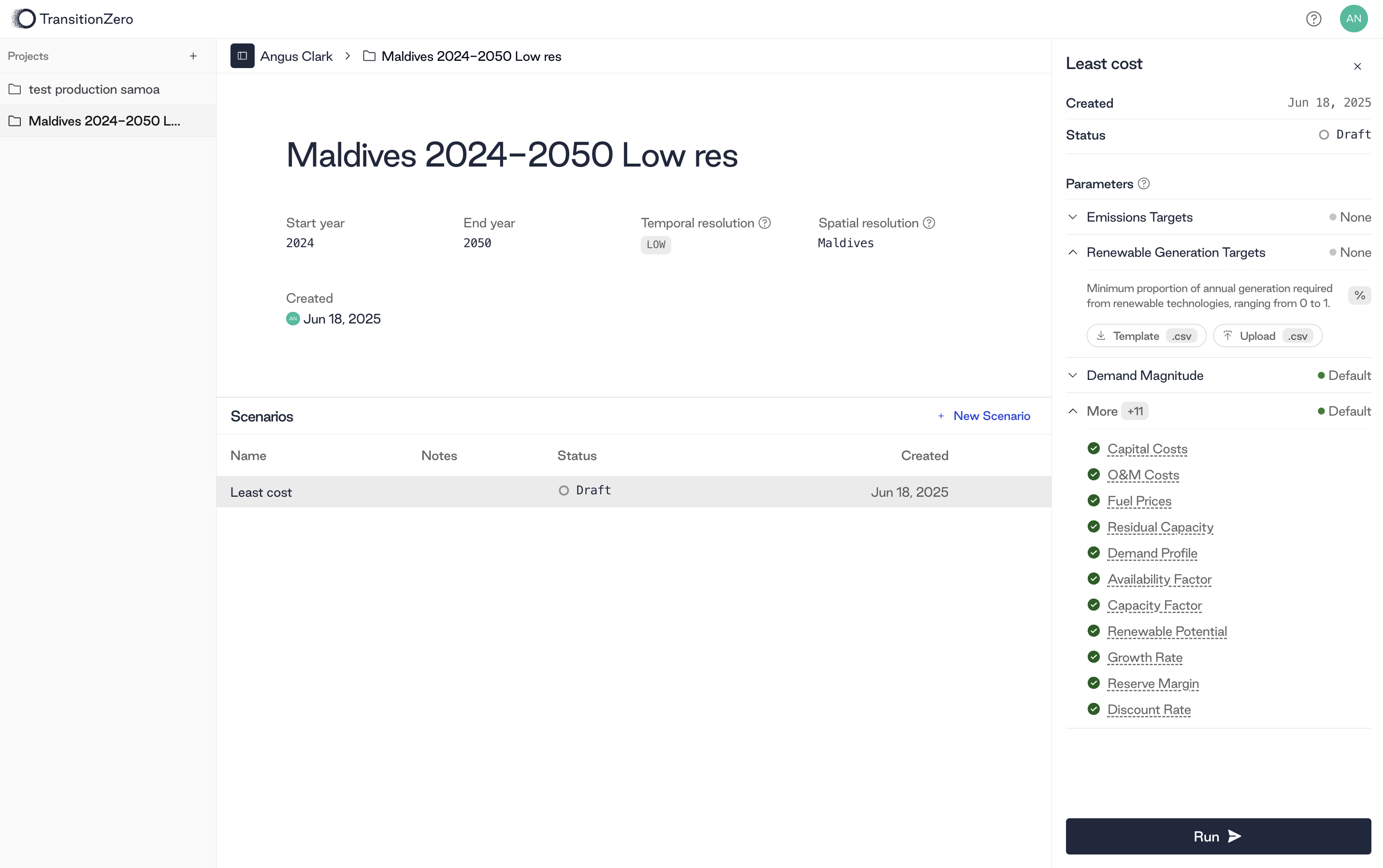 TZ Scenario Builder TZ Scenario Builder